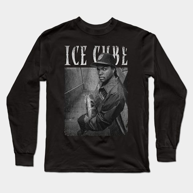 Ice Cube - The Rapper Long Sleeve T-Shirt by manganto80s